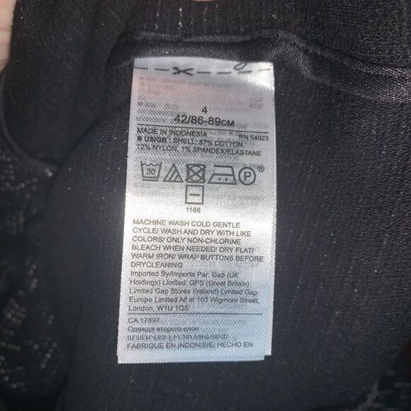 Banana Republic professional black & white stretchy 4 blazer - Picture 4 of 4